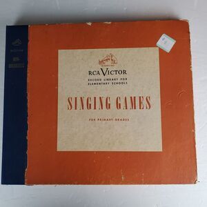 Singing Games For Primary Grades RCA Victor 4 10" 78 Rpm Catalog Library Set
